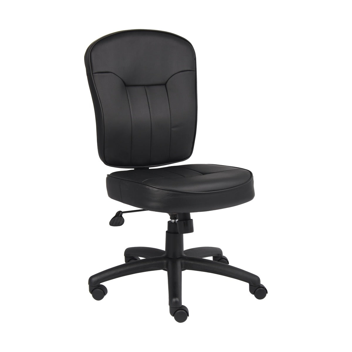 Boss Black Leather Task Chair