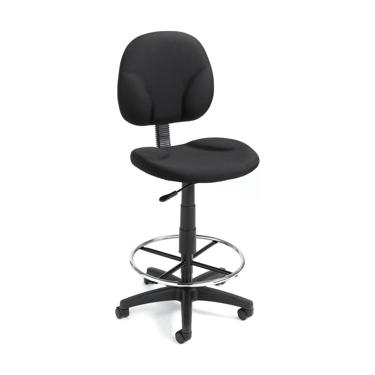 Boss Black Drafting Stool w/Footring