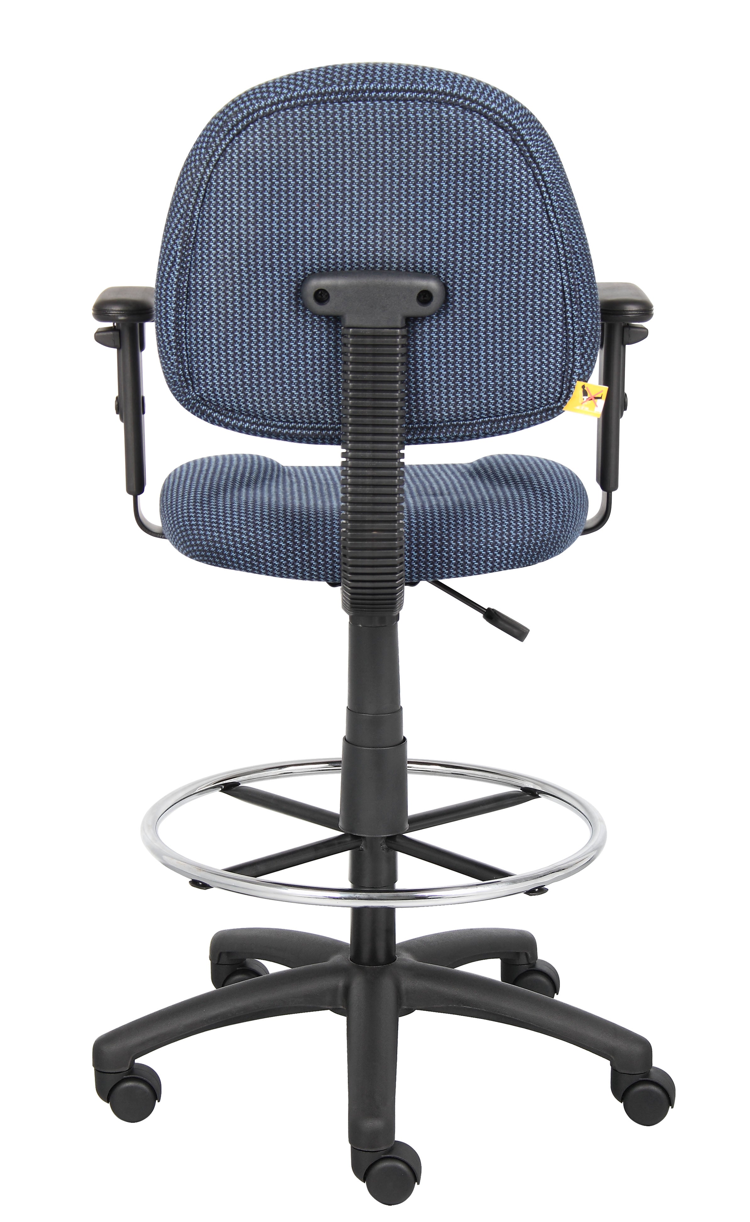 Boss Drafting Stool Adj Arms — Blue #Color_Blue