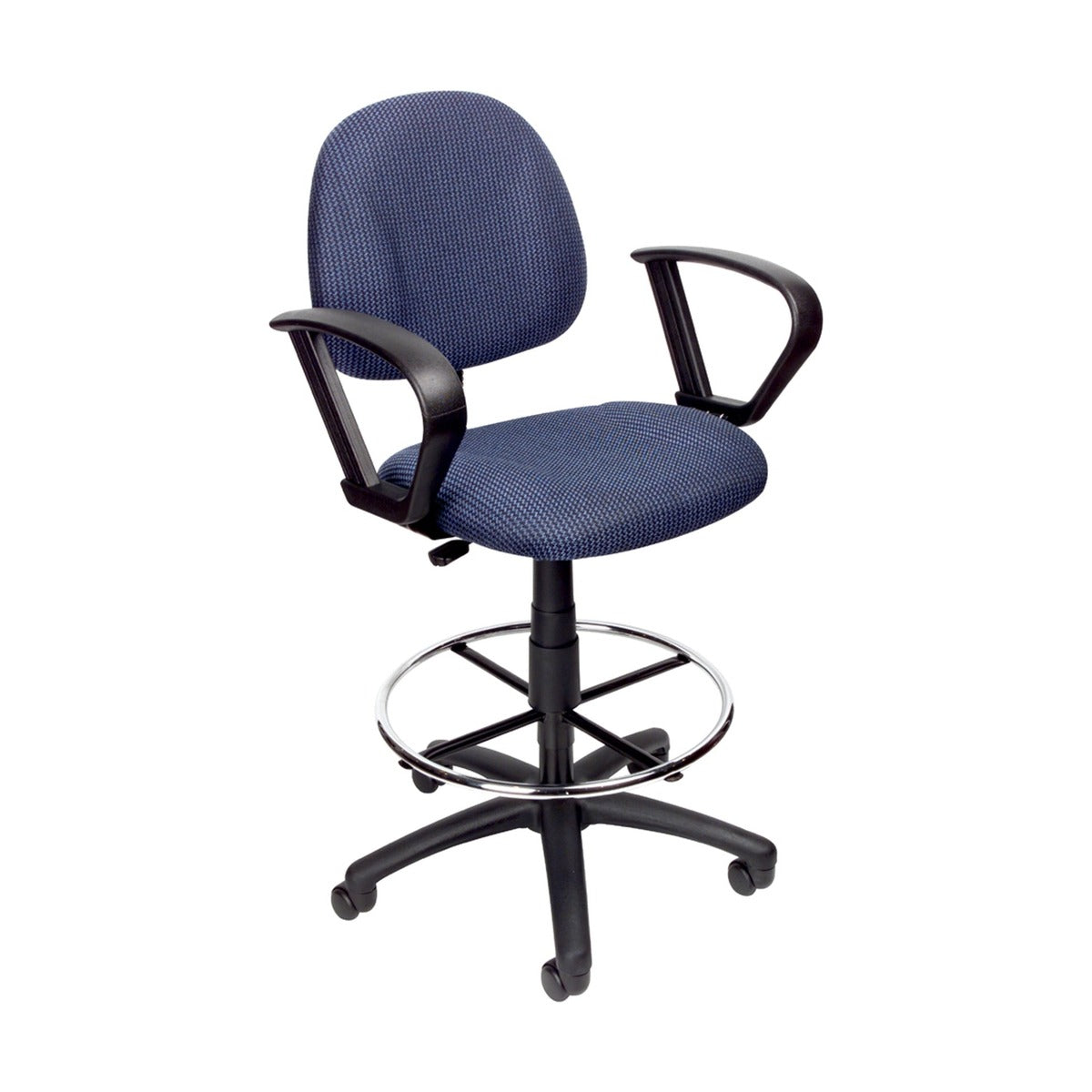 Boss Drafting Stool w/Footring And Loop Arms