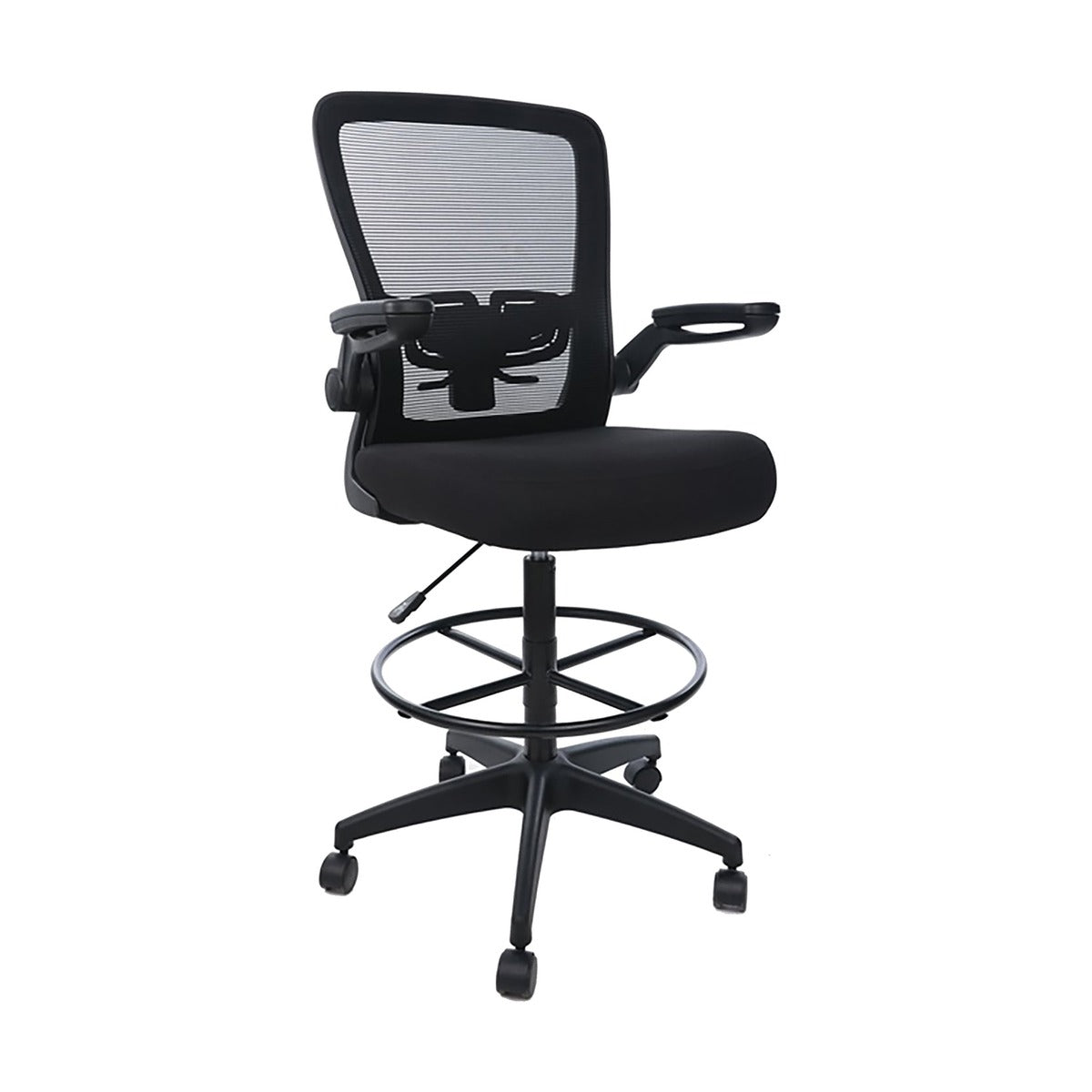 Boss Mesh Flip Arm Stool
