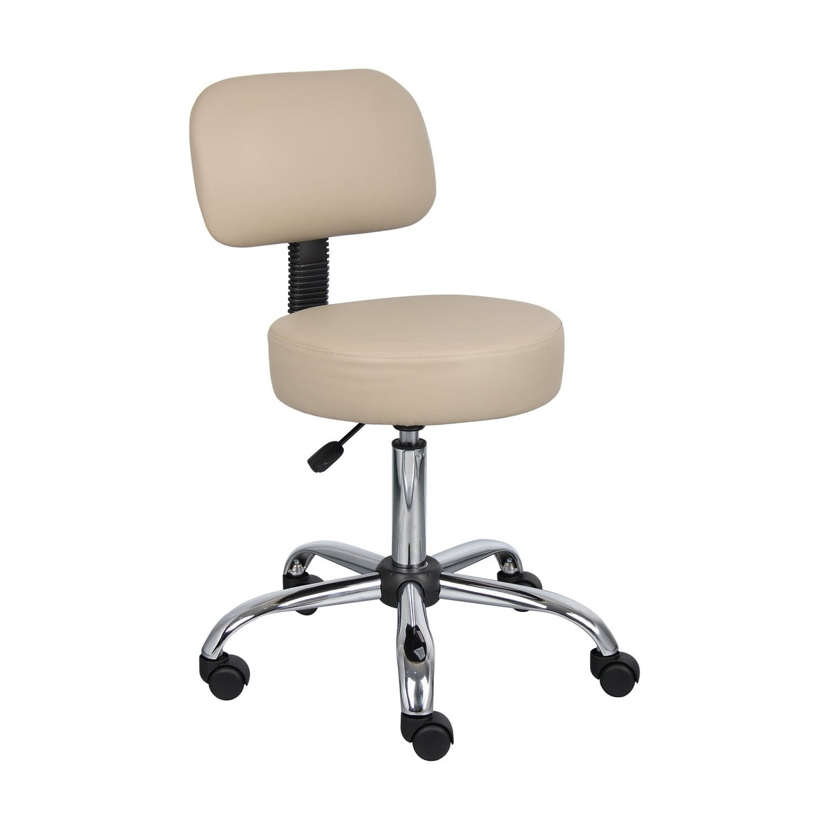Boss Caressoft Medical Stool w/ Back Cushion